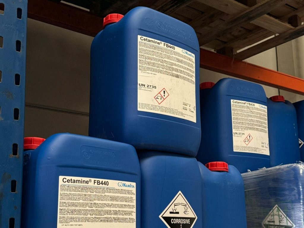 cetamine corrosión equipos industriales