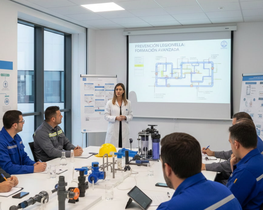 formación prevención legionella