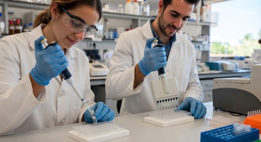 verano análisis de agua laboratorio