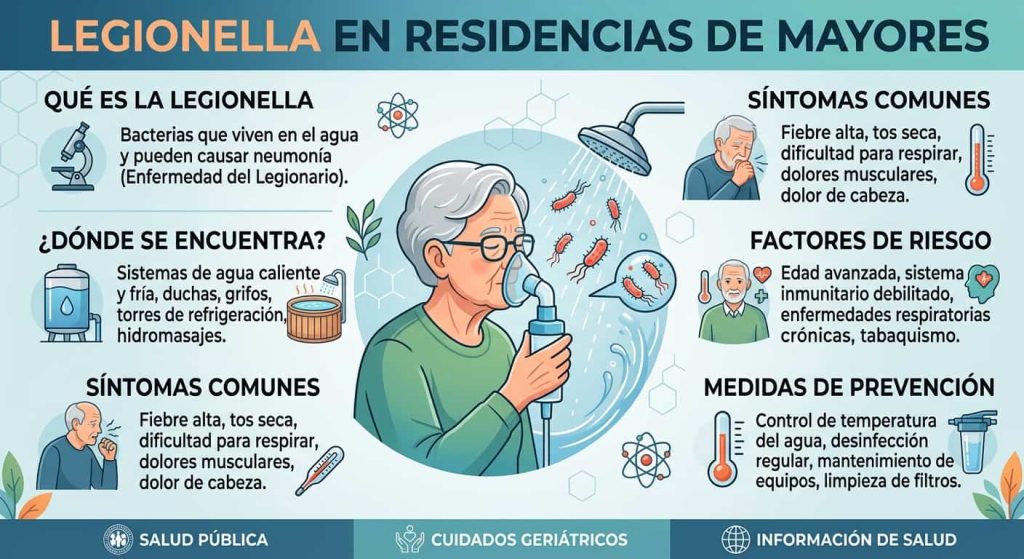Legionella en residencias de mayores